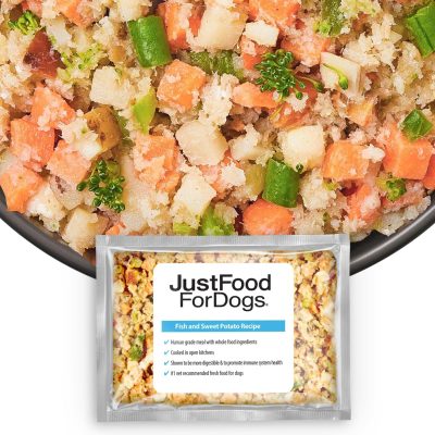 JustFoodForDogs Fish & Potato Frozen Dog Food