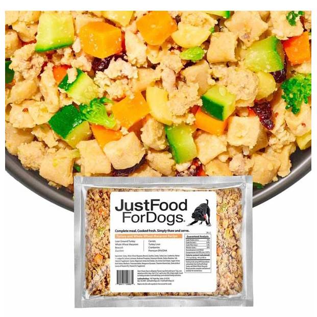 JustFoodForDogs Turkey & Whole Wheat Macaroni Recipe