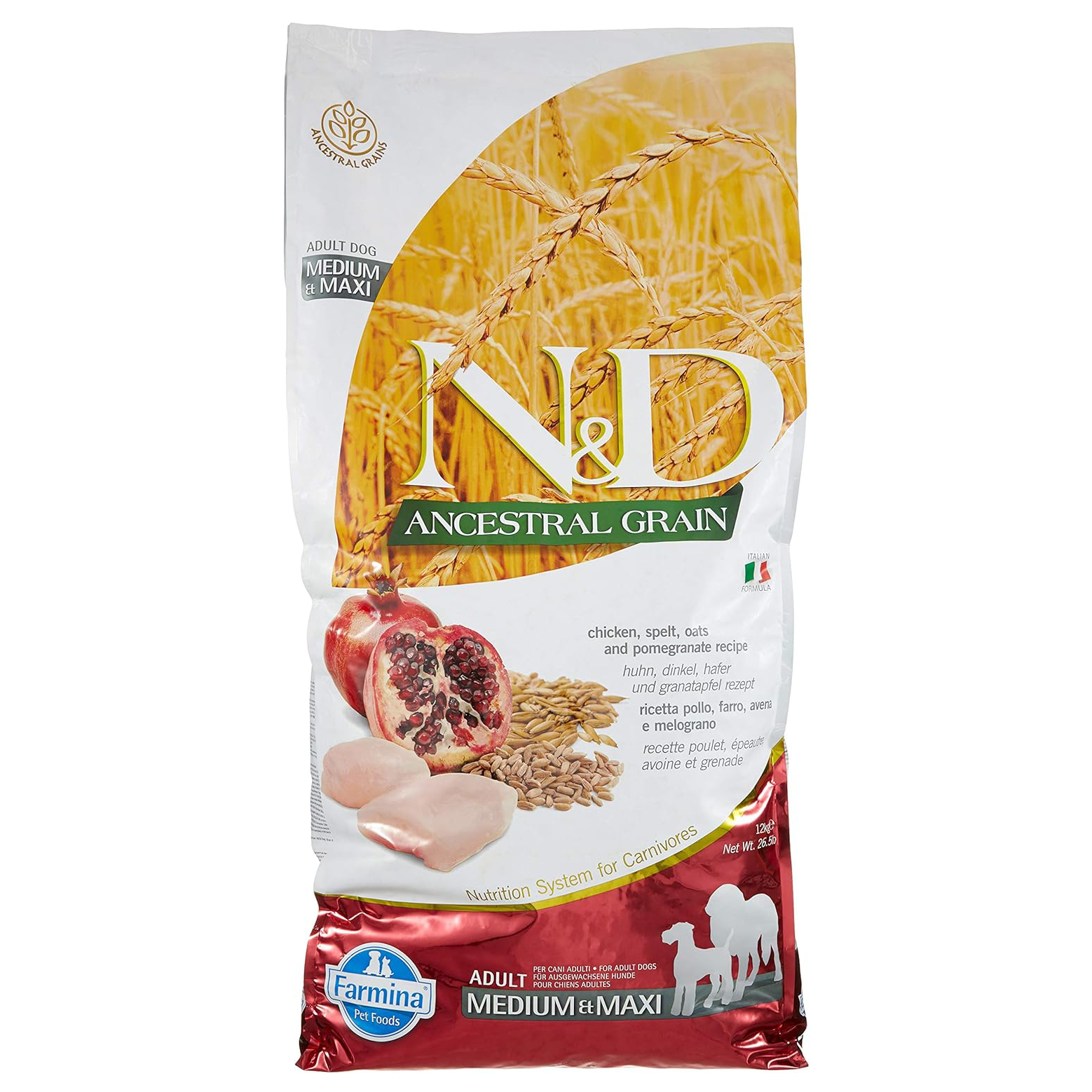 N&D Ancestral Grain Adult Dry Dog Food
