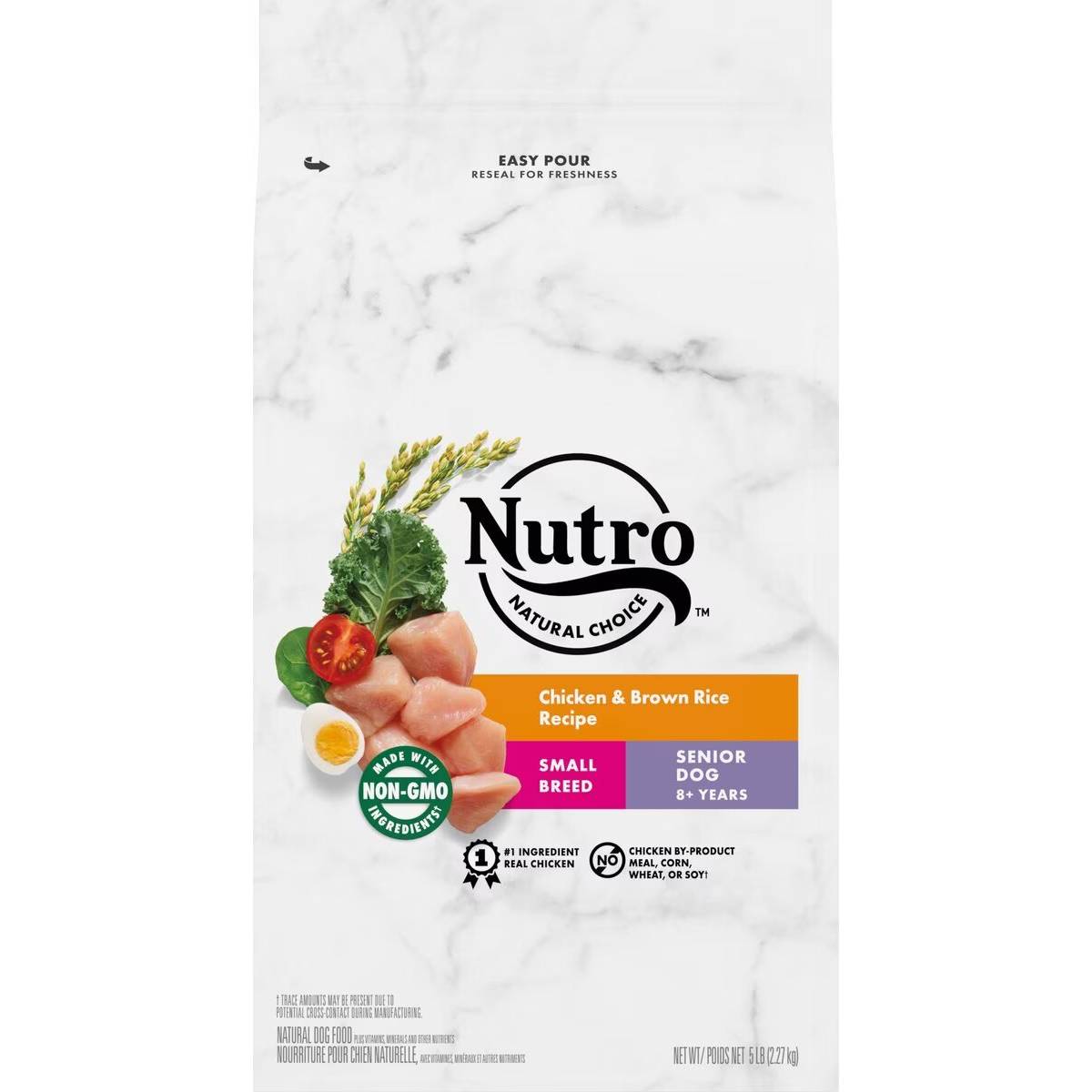 Nutro Natural Choice Small Breed Senior Chicken & Brown Rice Recipe Dry Dog Food