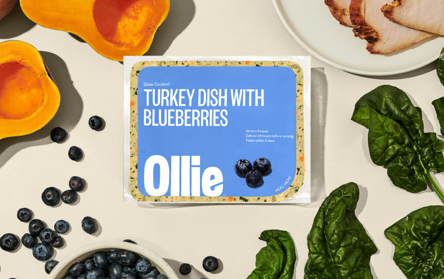 Ollie Fresh Turkey Dog Food