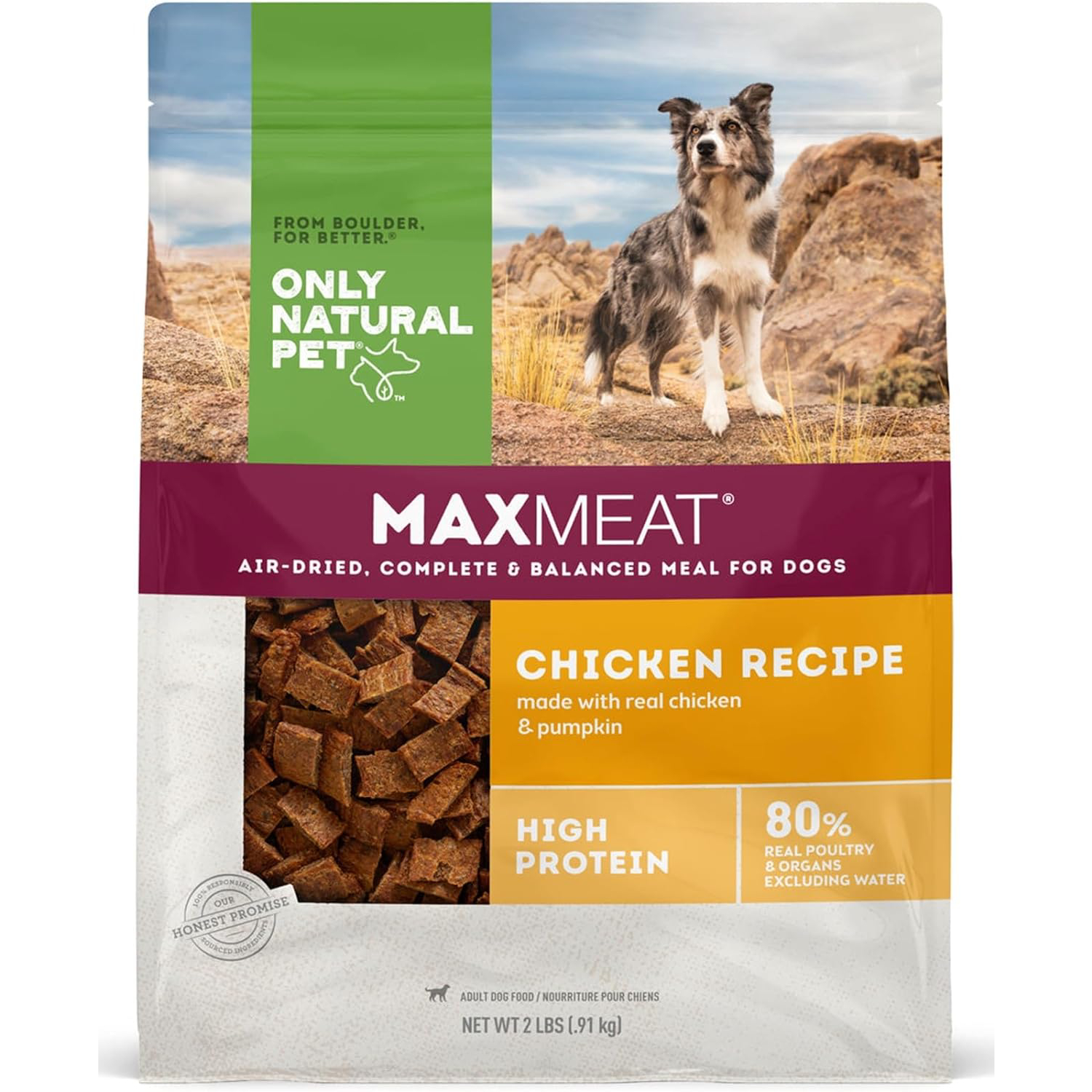 Only Natural Pet MaxMeat Holistic Air Dried Dry Dog Food