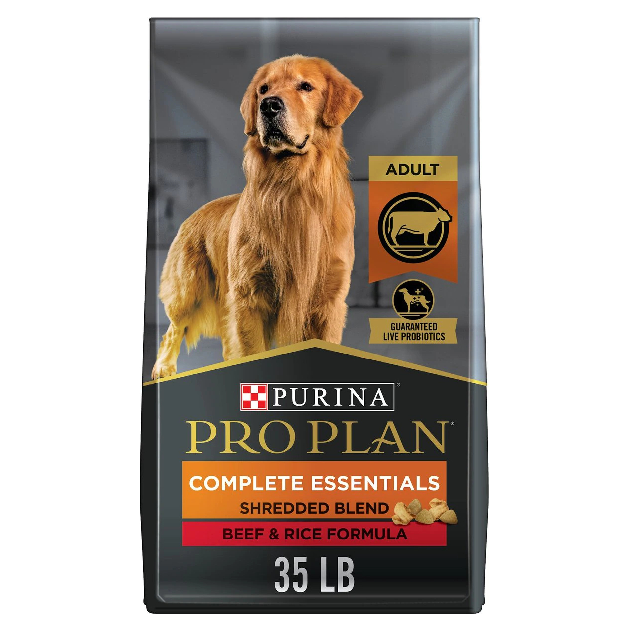 Purina Pro Plan Adult Shredded Beef & Rice Dry Dog Food