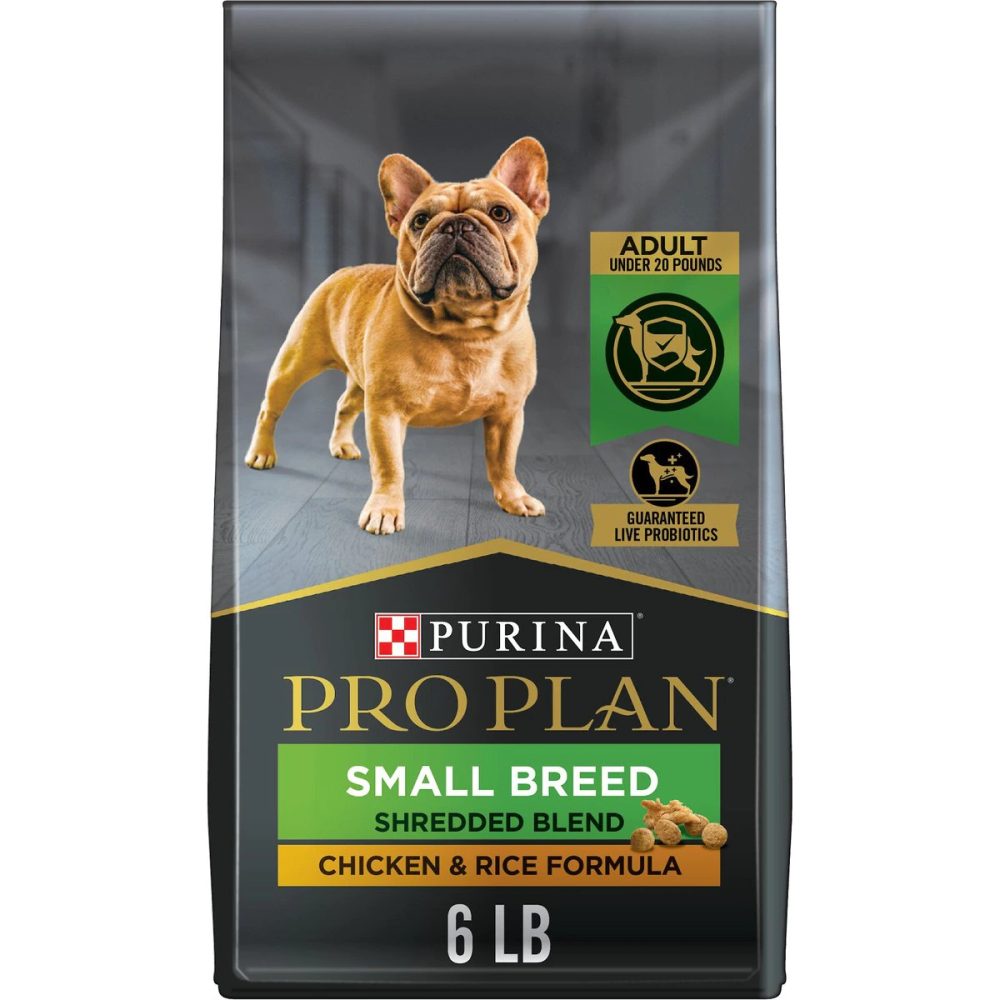 Purina Pro Plan Shredded Blend Adult Small Breed Chicken & Rice Formula Dry Dog Food