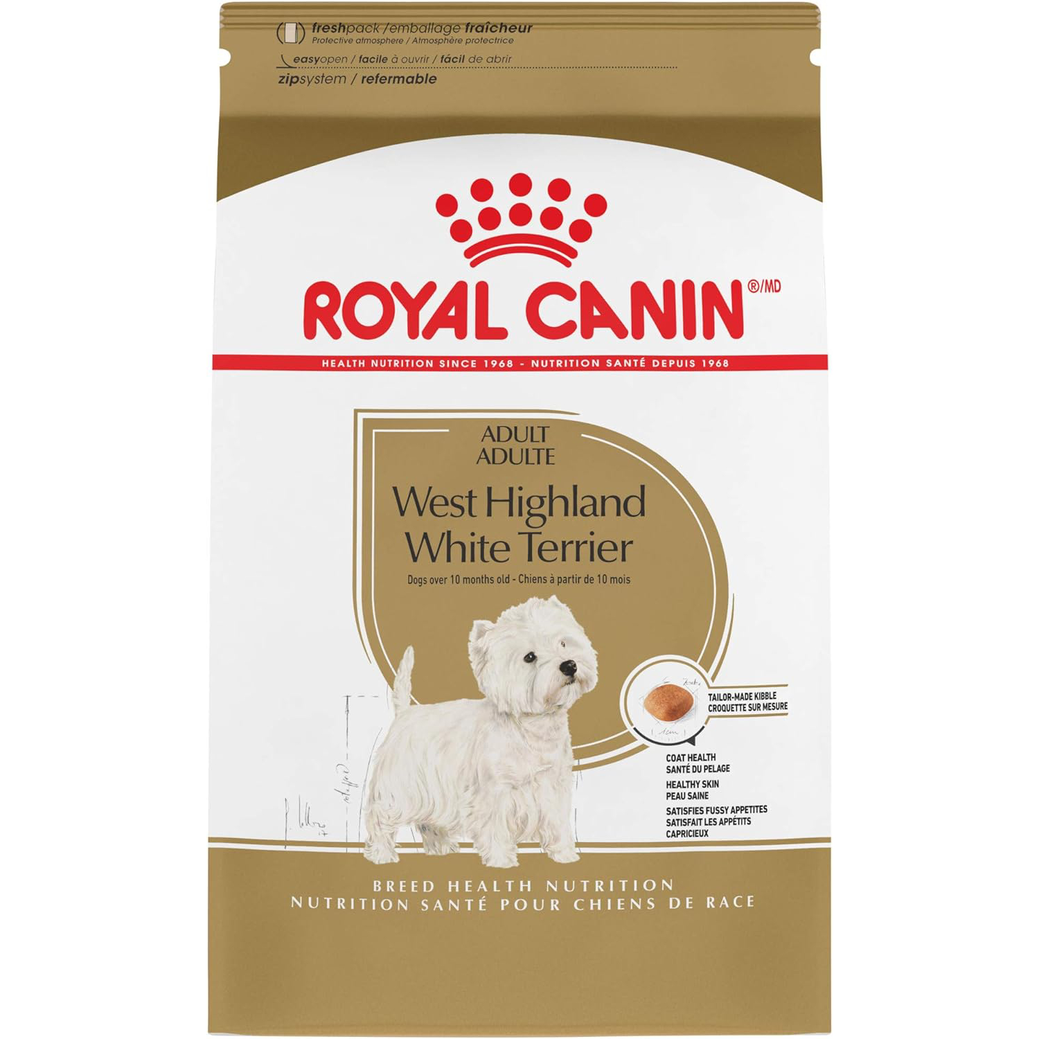 Royal Canin West Highland White Terrier Adult Breed Specific Dry Dog Food 