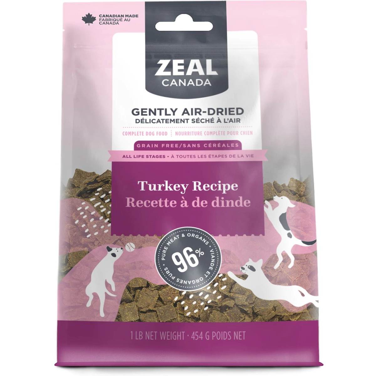 Zeal Canada Gently Turkey Recipe Grain-Free Air-Dried Dog Food
