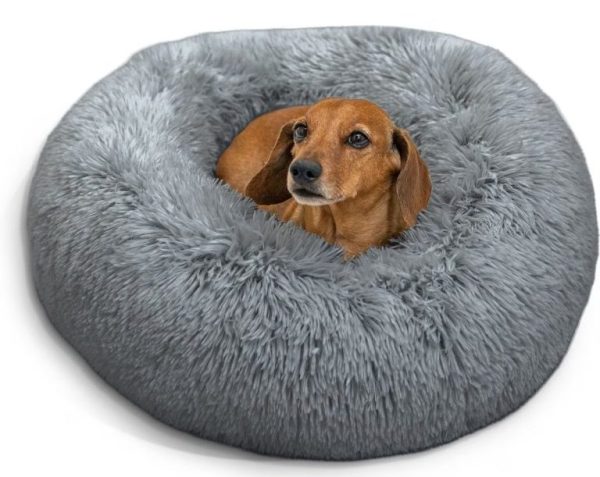 Best Friends by Sheri The Original Calming Shag Fur Donut Cuddler
