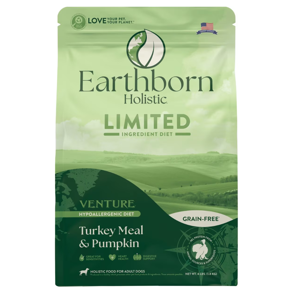 Earthborn Holistic Venture Limited Ingredient Turkey Meal & Pumpkin Grain-Free Dry Dog Food 1