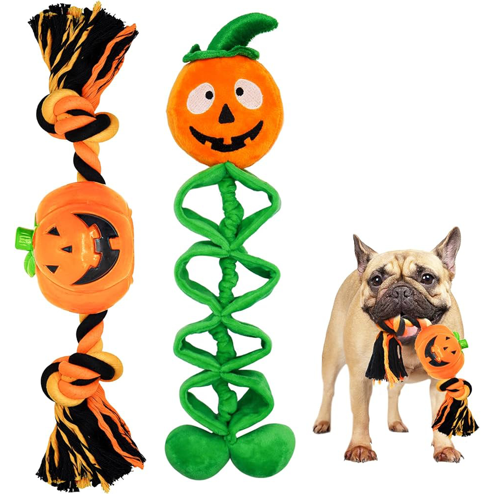 Lepawit Halloween Dog Rope Toys 