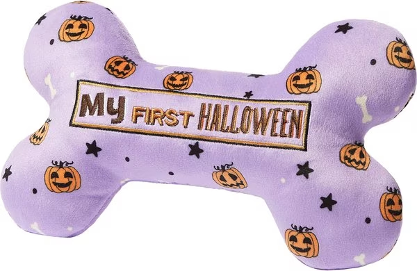 My First Halloween Bone Plush Squeaky Dog review