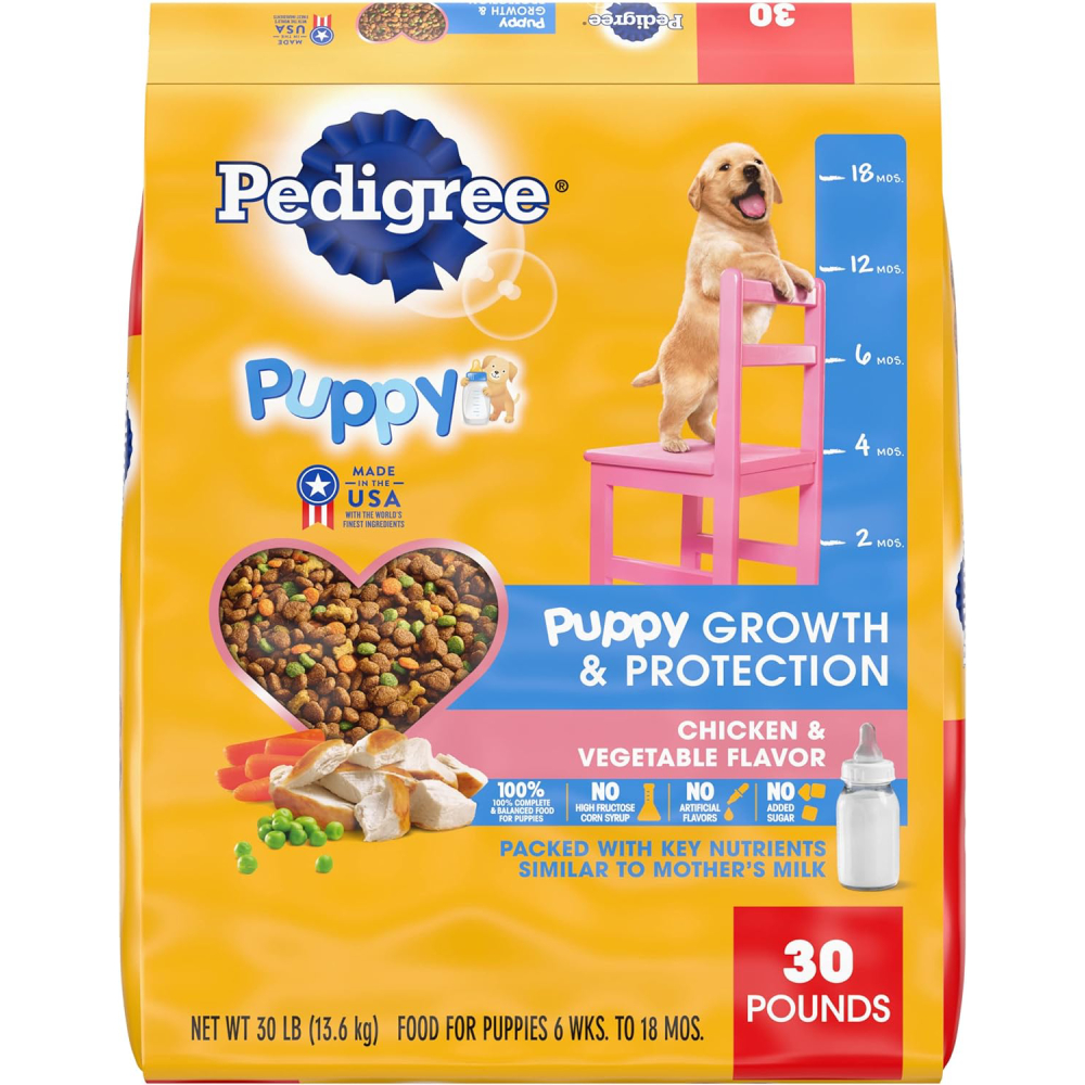 Pedigree Puppy Growth & Protection Dry Dog Food 