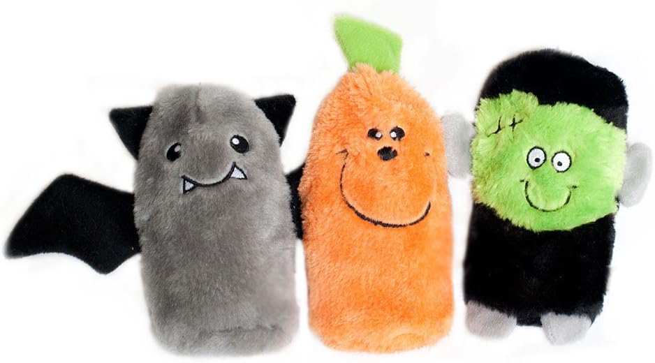 ZippyPaws - Halloween Squeakie Buddies No Stuffing Plush Dog Toy