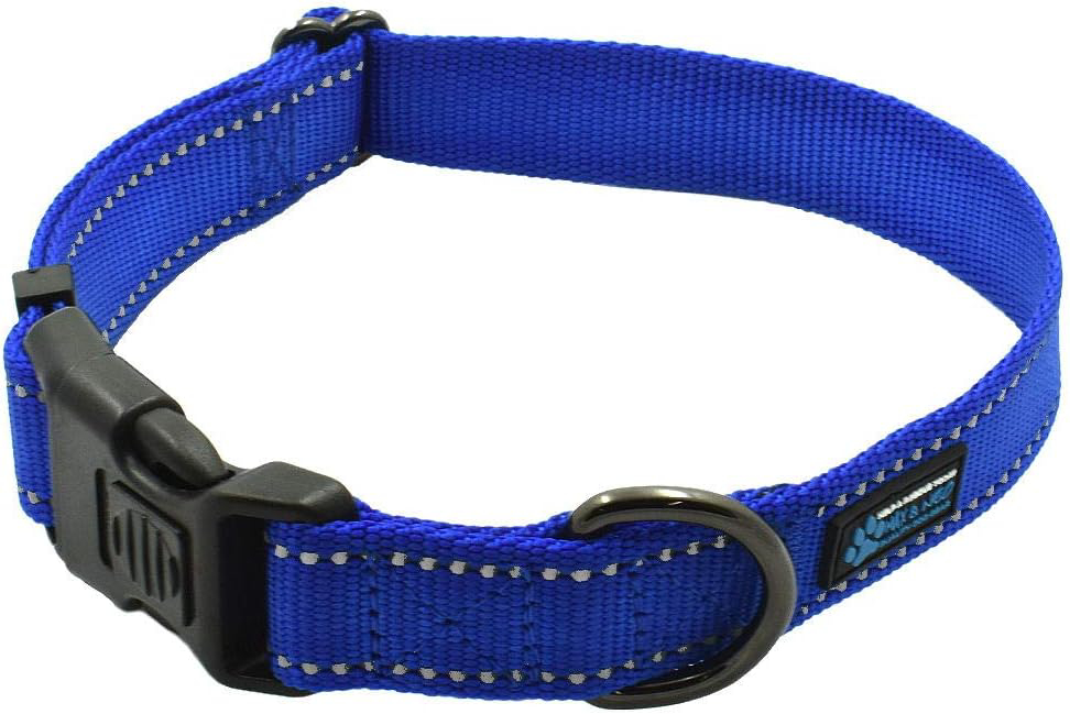 Max and Neo Nylon Reflective Dog Collar