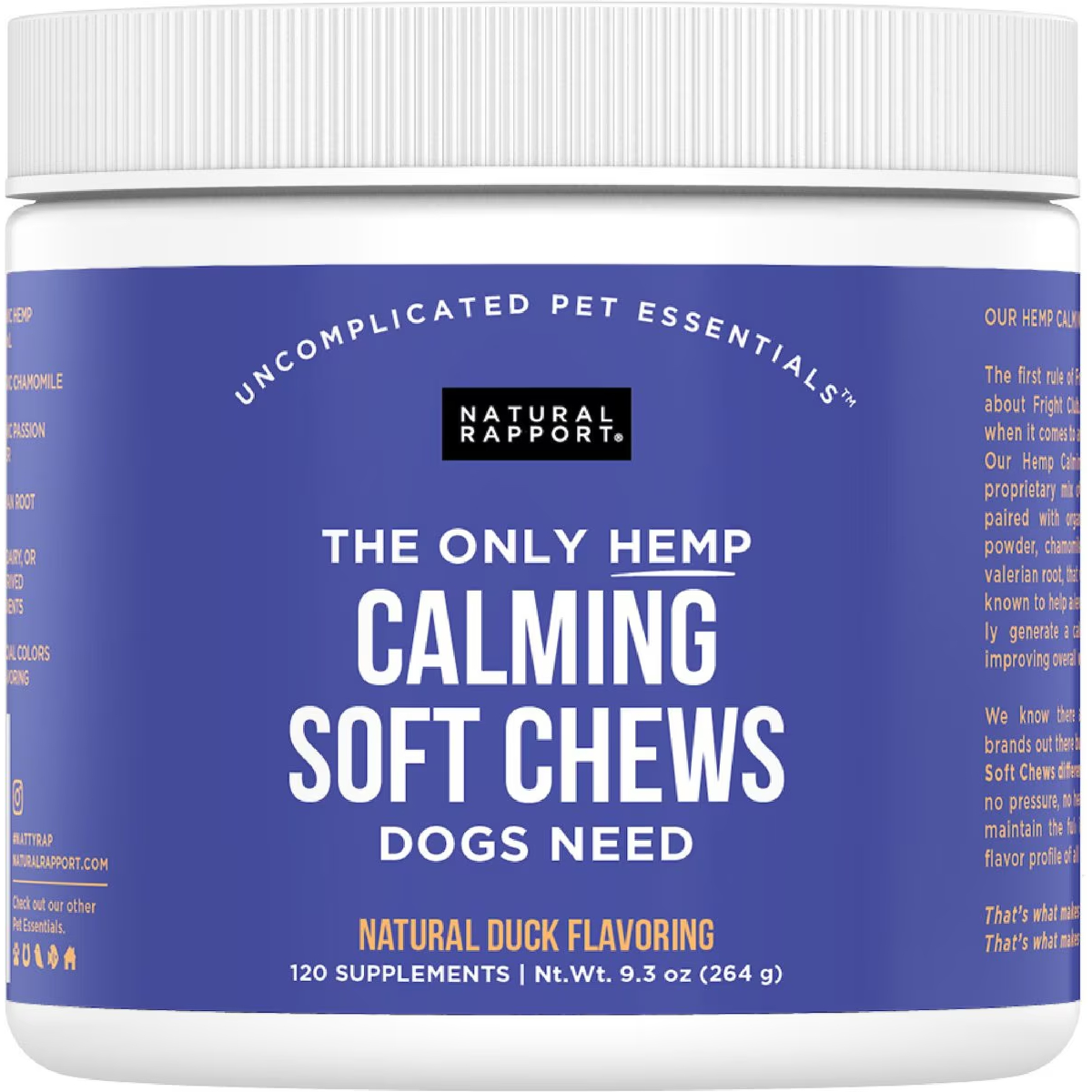 Natural Rapport “The Only Hemp” Dog Treats