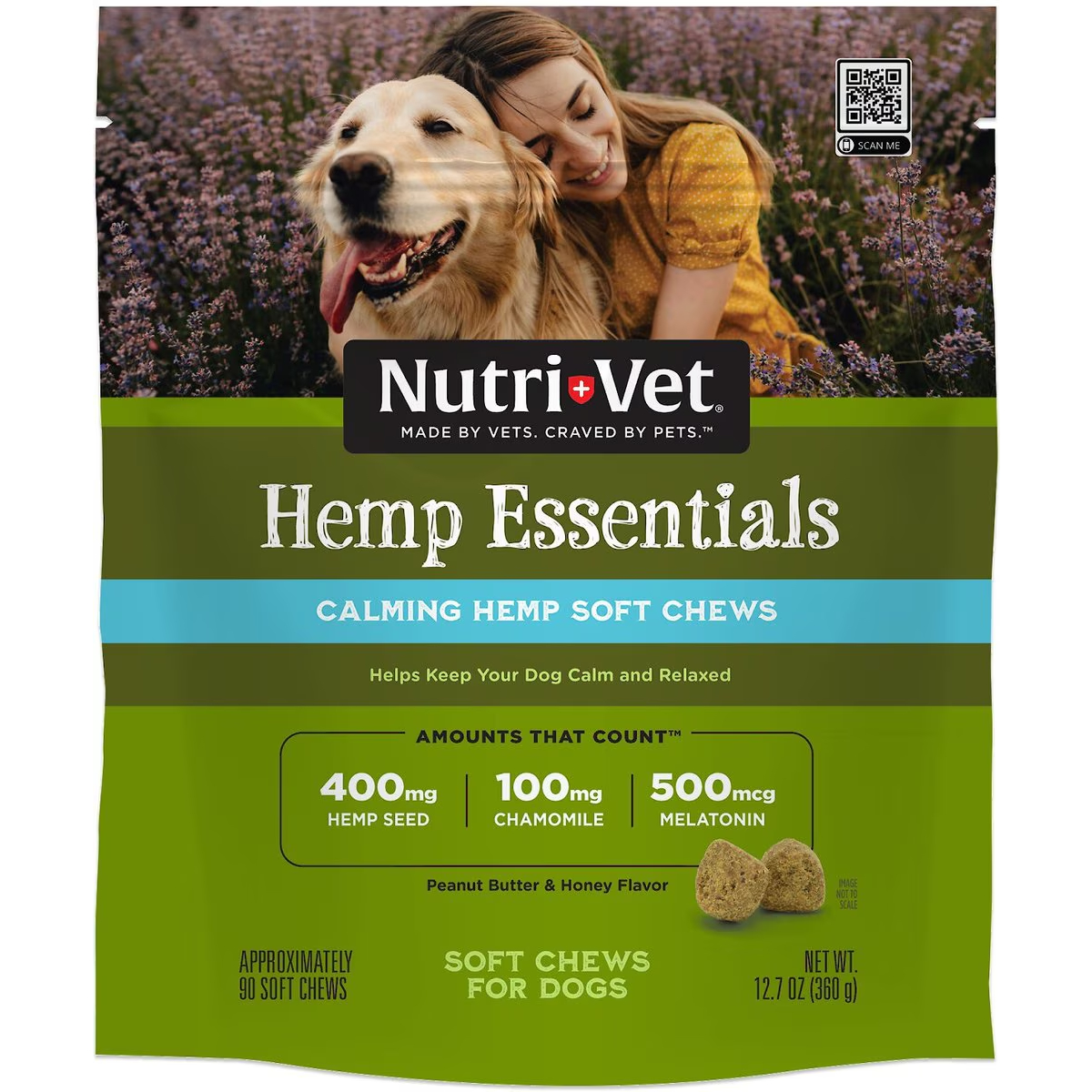 Nutrivet Hemp Peanut Butter & Honey Dog Treats