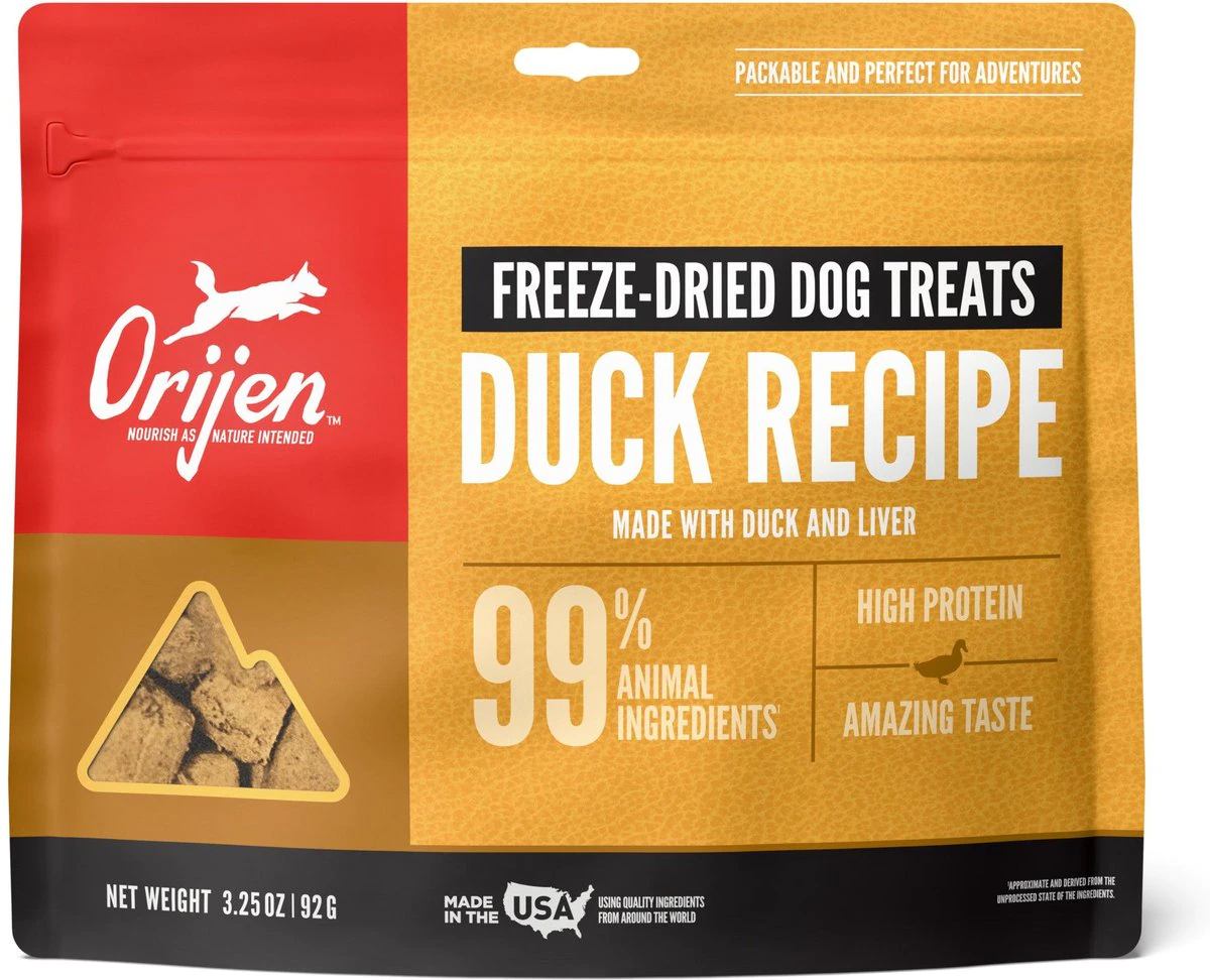 ORIJEN Duck Recipe Freeze-Dried Dog Treats