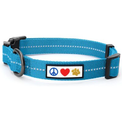Pawtitas Nylon Reflective Dog Collar