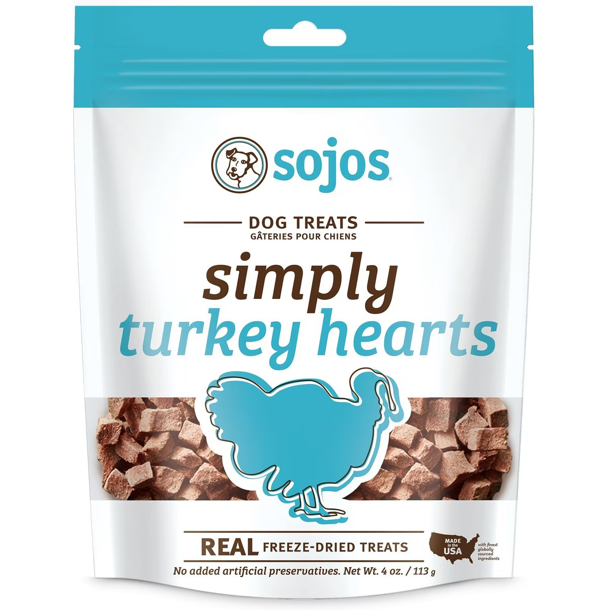Sojos Simply Turkey Freeze-Dried Dog Treats