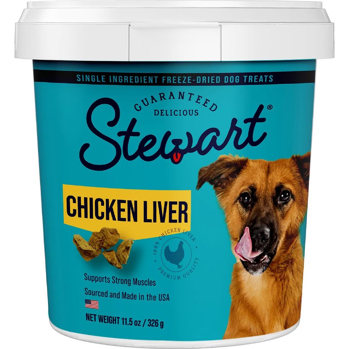 Stewart Chicken Liver Freeze-Dried Raw Dog Treats