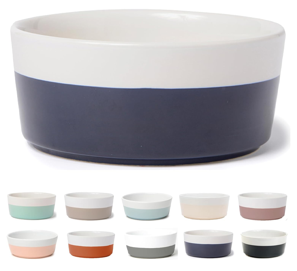 Waggo Dipper Ceramic Dog Bowl