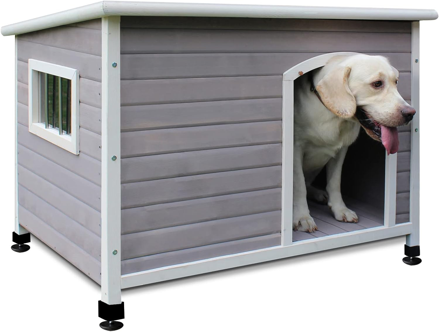 Wooden Outdoor Weatherproof Dog House