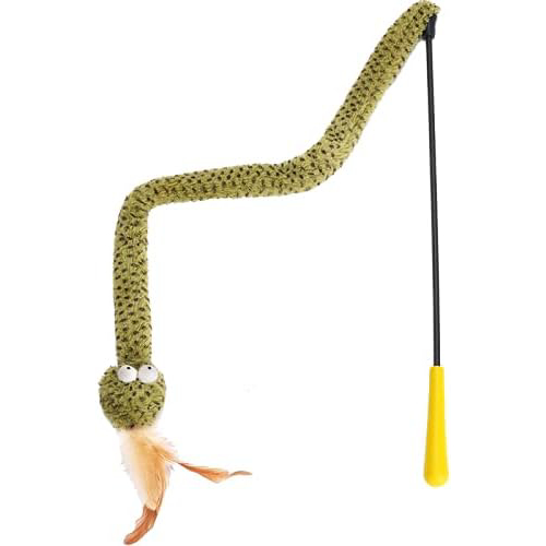 Zeze Snake Tease Wand Toy for Dogs and Cats