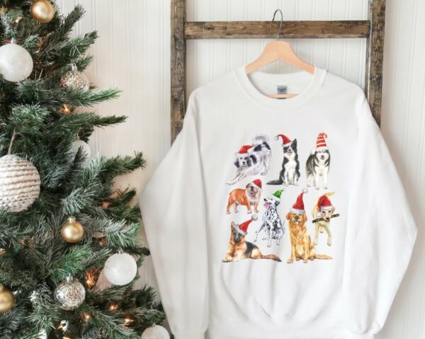 dog christmas sweater superfreshdesign on etsy