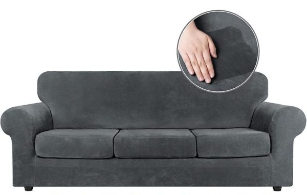 Asnomy Couch Covers for 3 Cushion Couch