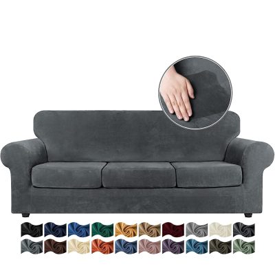 Asnomy Couch Covers for 3 Cushion Couch