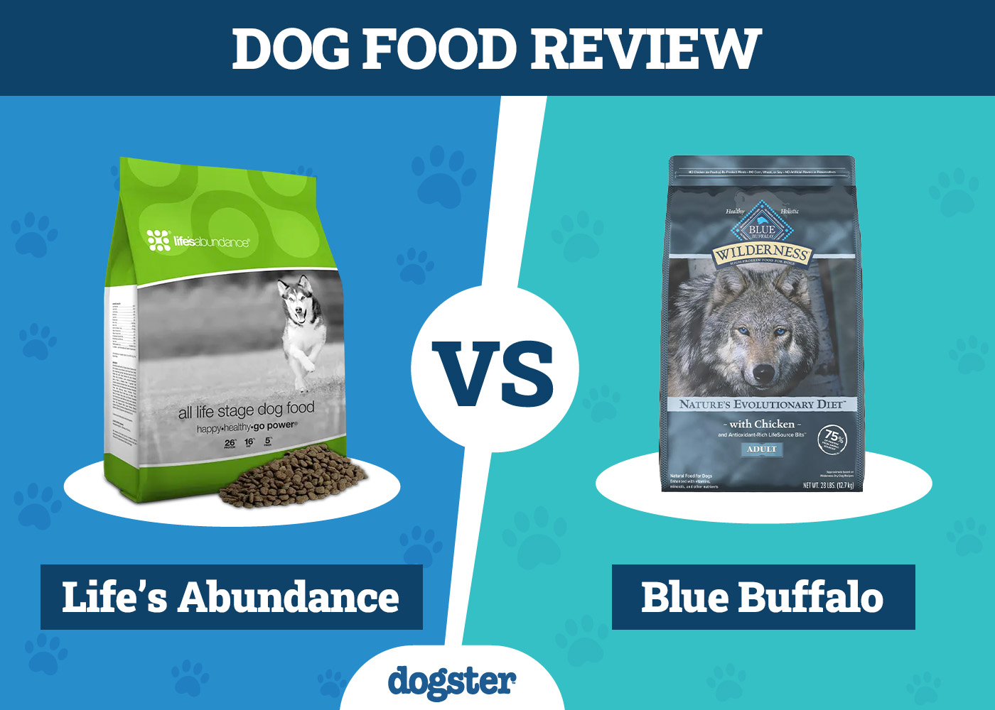 Dogster_Dog Food Life’s Abundance VS Blue Buffalo