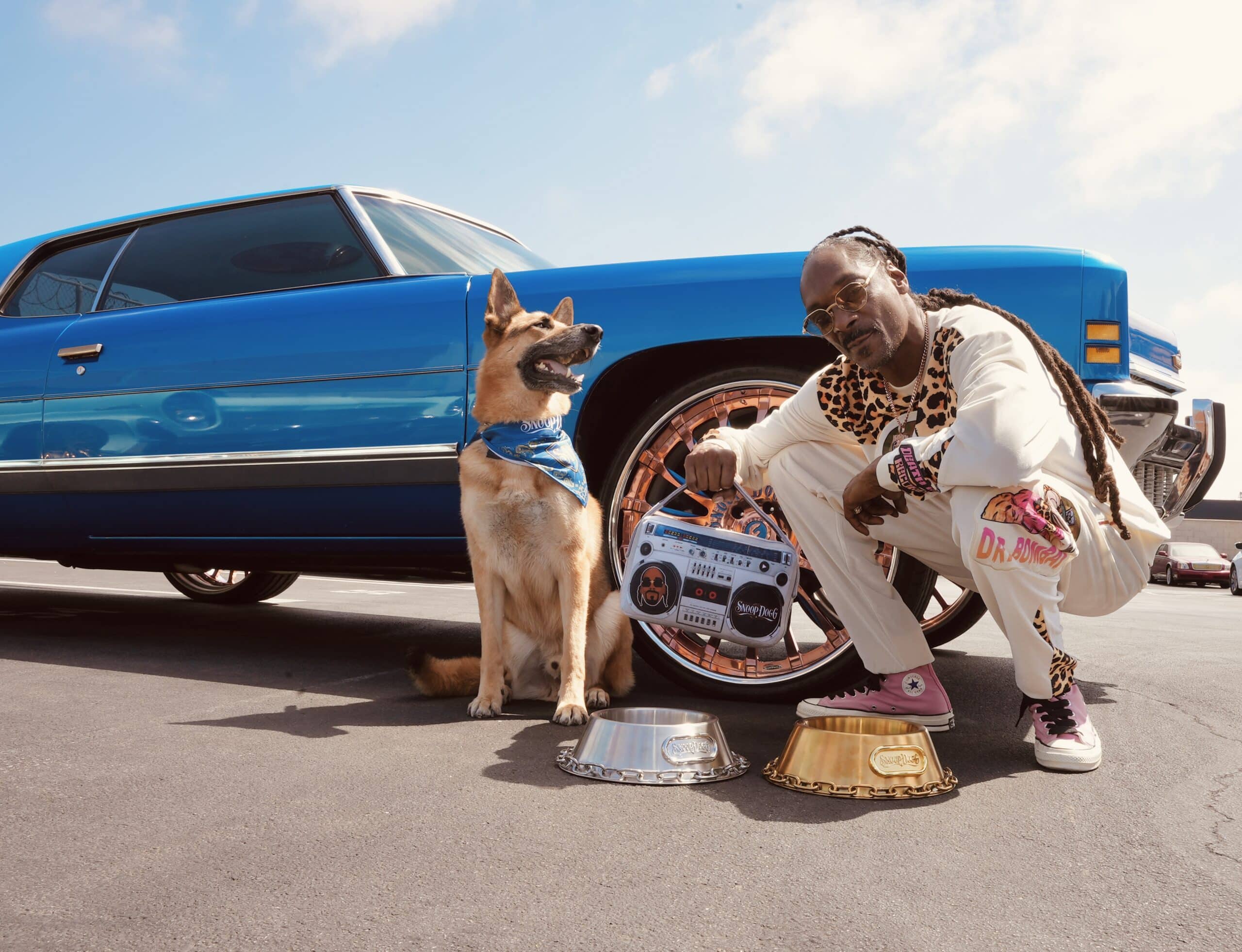 snoop dogg and a dog