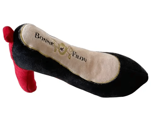 high heeled shoe dog toy