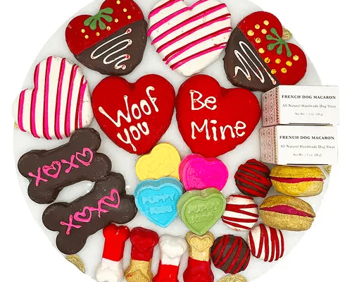 dog treat box for valentines day