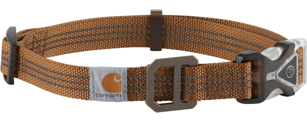 Carhartt Fully Adjustable Nylon Webbing Collars for Dogs
