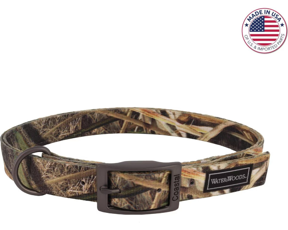 Water & Woods Double-Ply Patterned Hound Dog Collar 