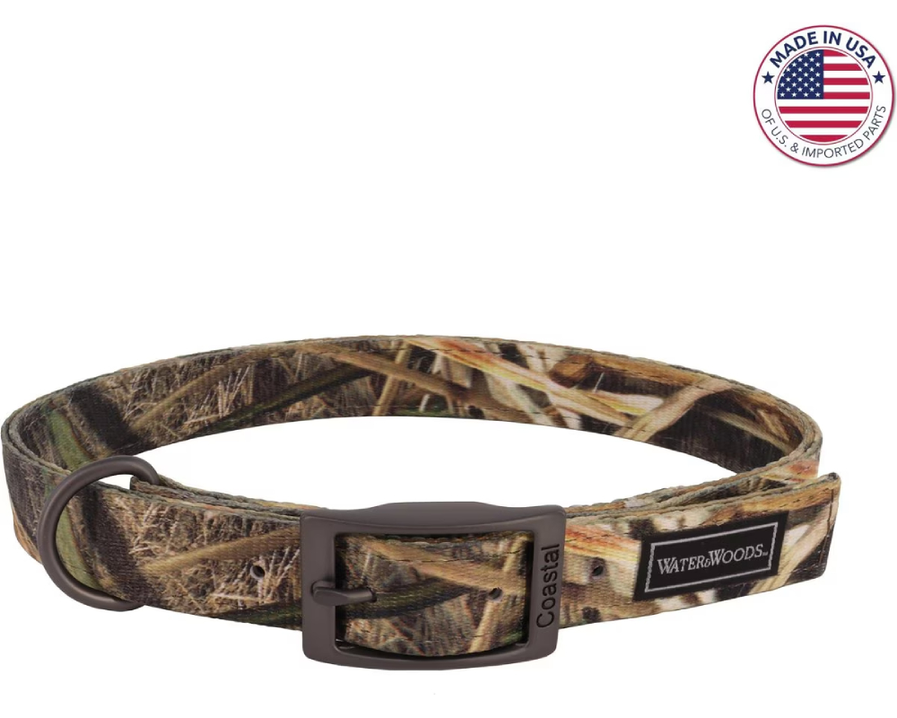Water & Woods Double-Ply Patterned Hound Dog Collar