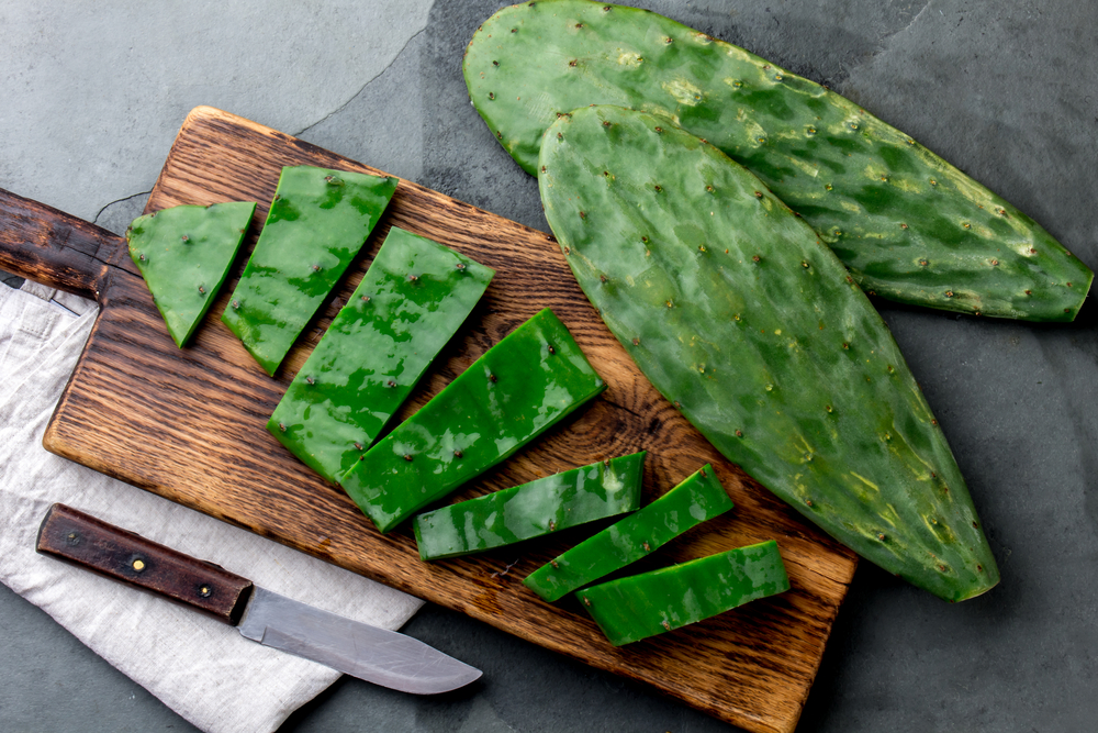 nopales-on-a-cutting-board