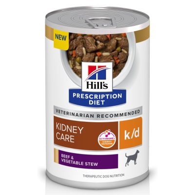 Hill’s Prescription Diet k/d Kidney Care Beef & Vegetable Stew Canned 