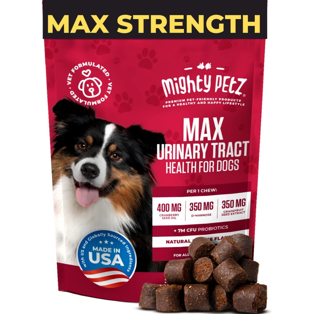 Mighty Petz MAX Cranberry