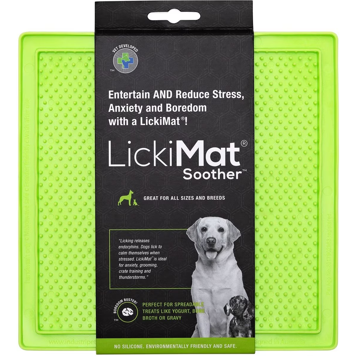 Lickimat Classic Soother Slow Feeder Dog Lick Mat