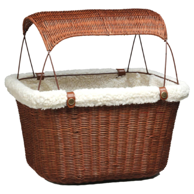 PetSafe Happy Ride Wicker Bicycle Basket