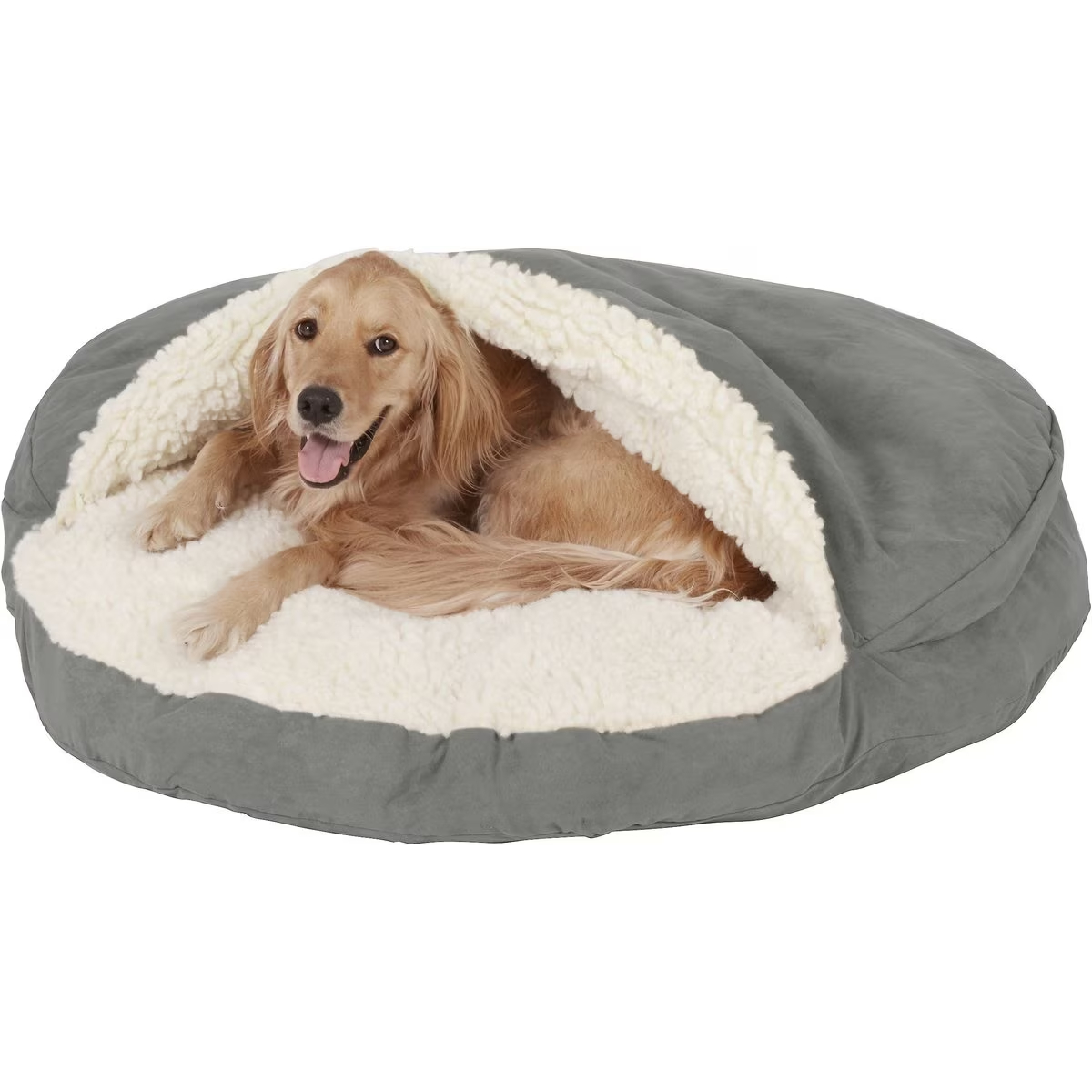 Snoozer Pet Products Luxury Microsuede Cozy Cave Dog & Cat Bed