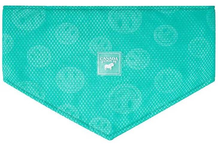 Canada Pooch Wet Reveal Smiley Cooling Dog Bandana