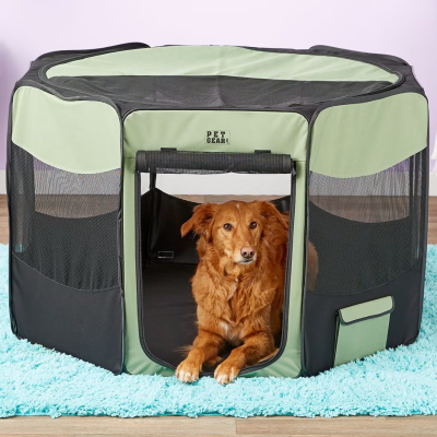 Pet Gear Soft-Sided Dog Pen with Removable Top