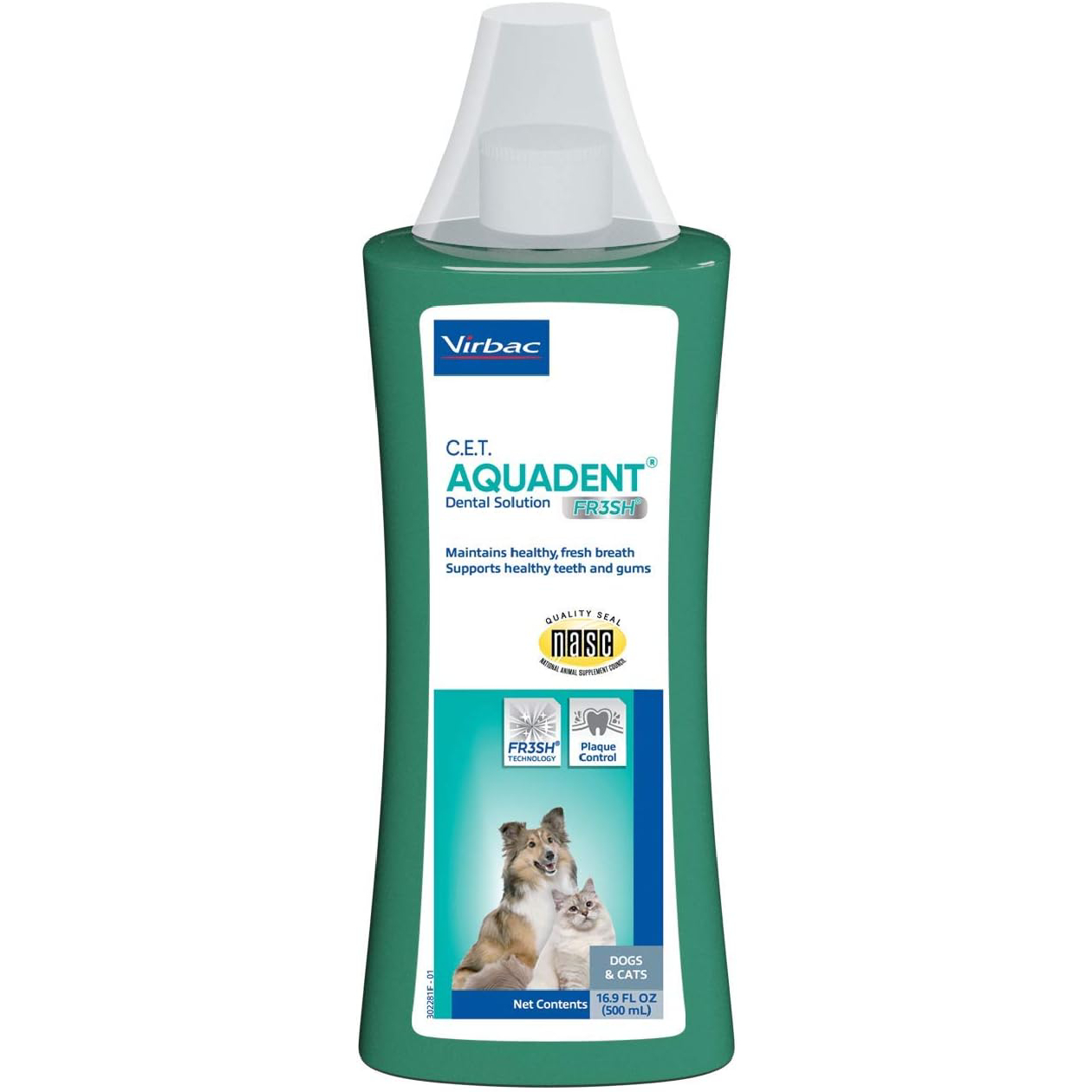 New Project Virbac C.E.T Aquadent Dental Solution for Dogs and Cats 