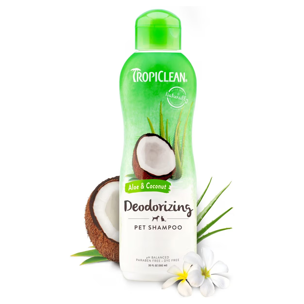 TropiClean Deodorizing Aloe & Coconut Dog & Cat Shampoo