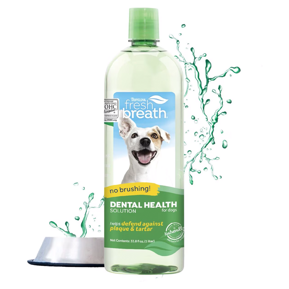 TropiClean Fresh Breath Cleans Teeth