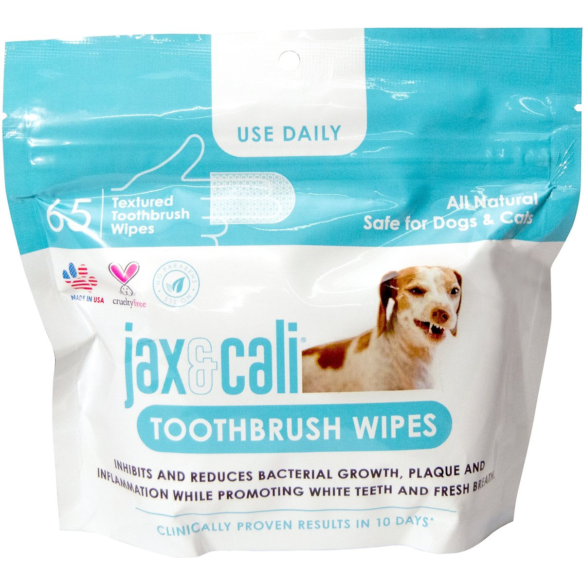 Jax & Cali Dog & Cat Dental Wipes
