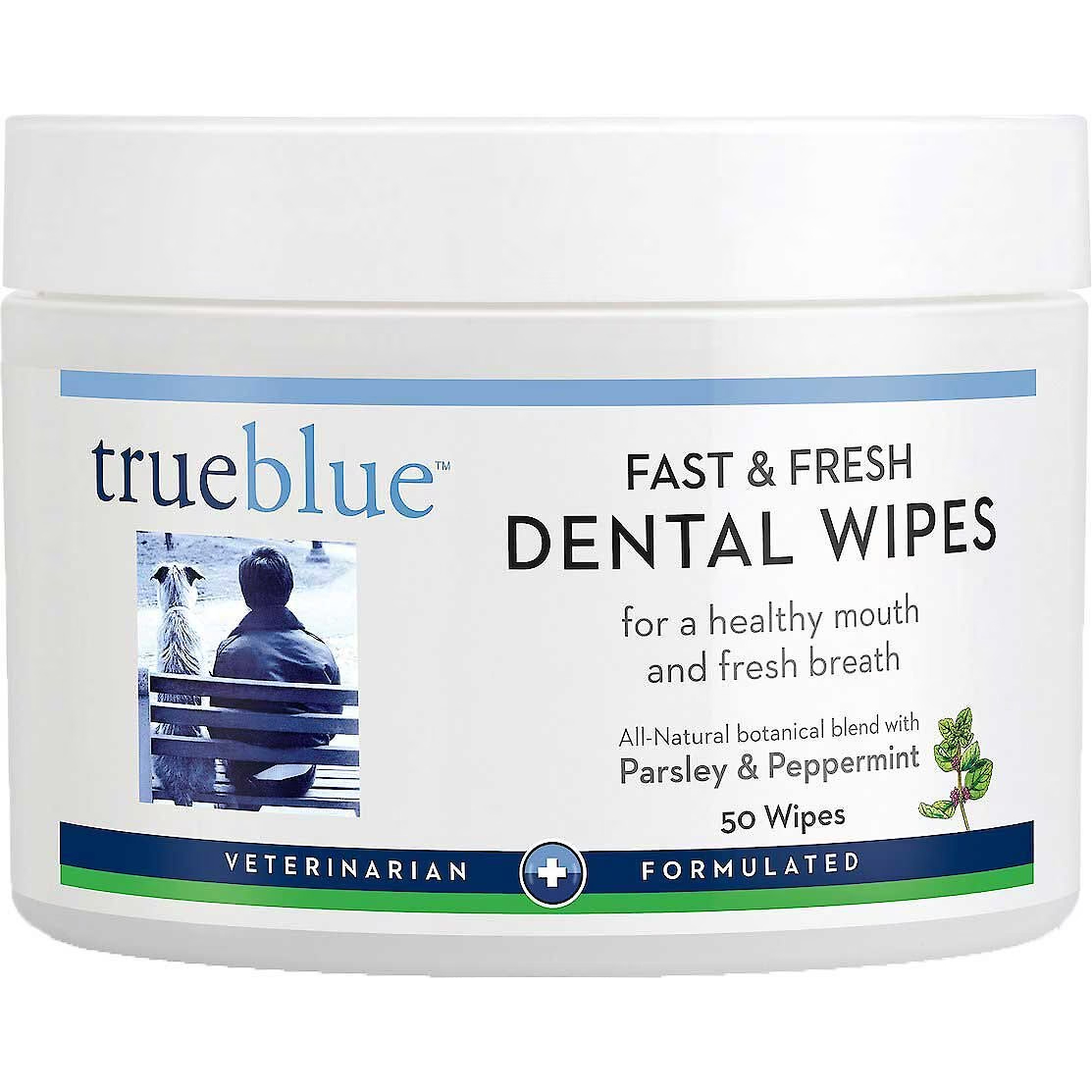 TrueBlue Pet Products Fast & Fresh Dog Dental Wipes