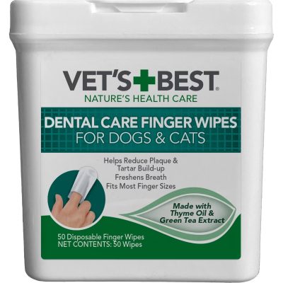 Vet’s Best Dental Care Dog & Cat Dental Wipes